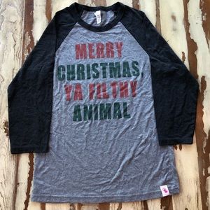 Bella canvas Christmas shirt home alone